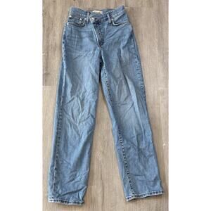 Madewell The Perfect Vintage Jeans Women's Size 23 Straight Leg Medium Wash
